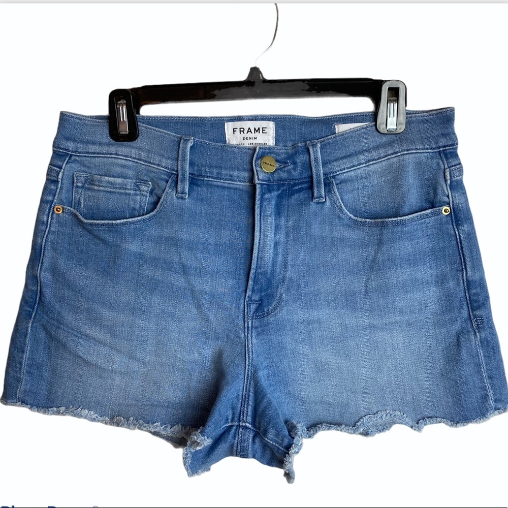 Frame Le Cut Off Denim Jean Shorts